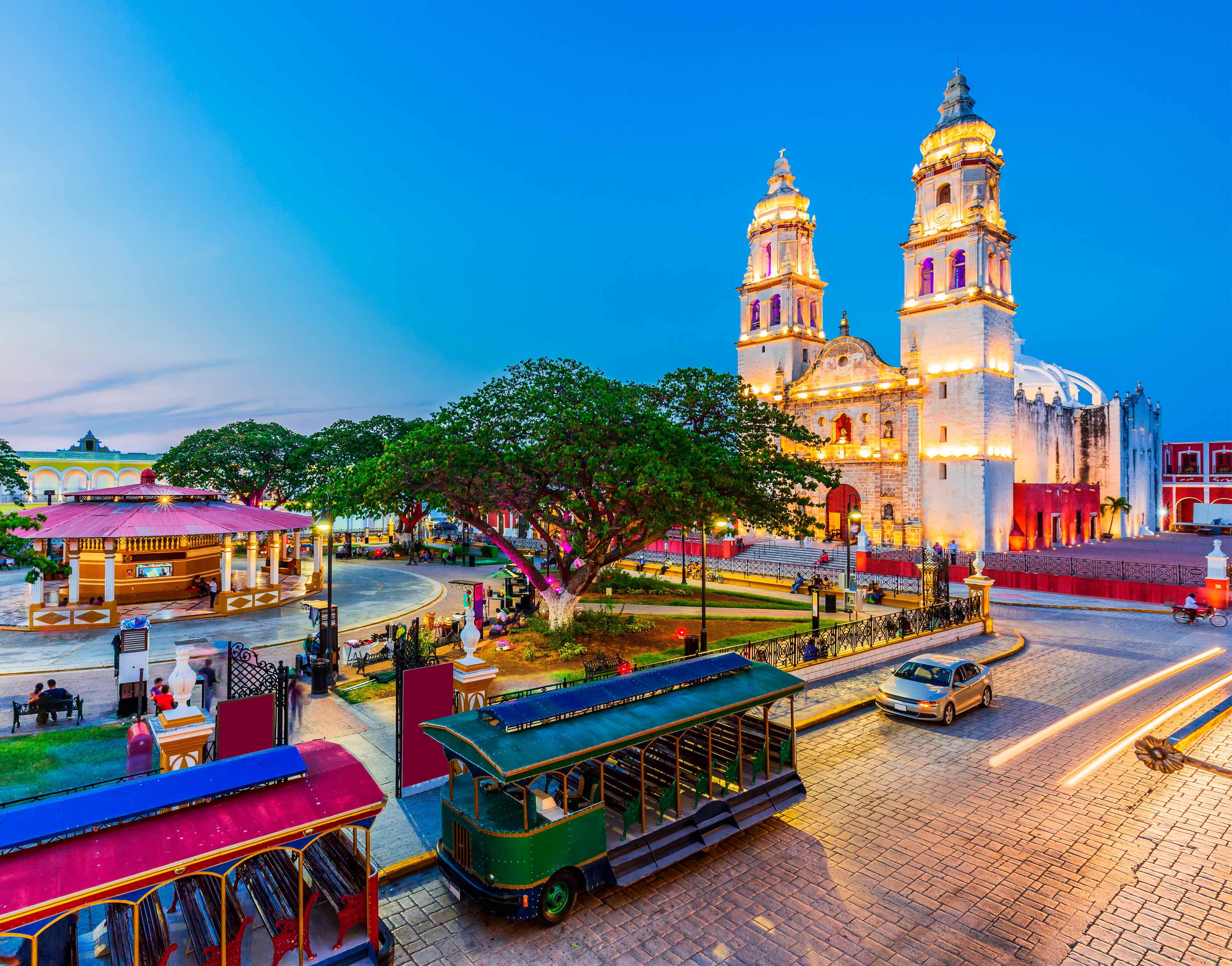 Imagen de plaza Independencia en el Casco Antiguo de San Francisco de Campeche