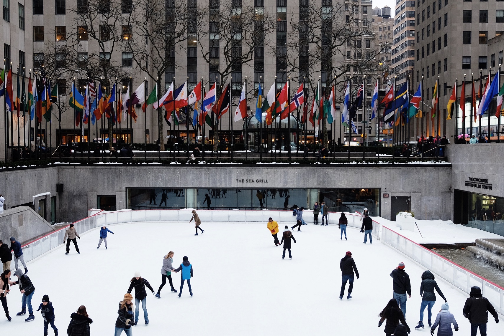 Navidad en Nueva York: pista de hielo del Rockefeller Center