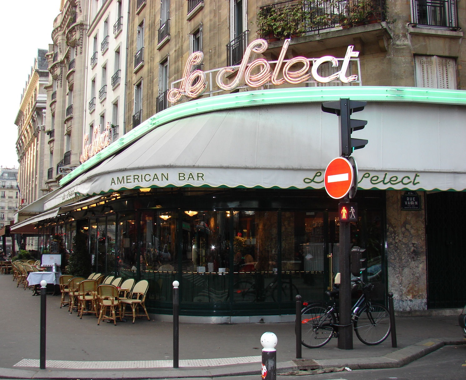 Café Le Select en París.