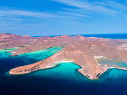 Vista panorámica de Espíritu Santo en Méxic