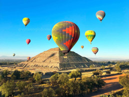Vuela en globo en Teotihuacán de la mano con Avis México